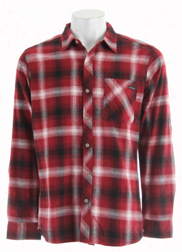 Quiksilver Fog L/s Shirt Rich Red