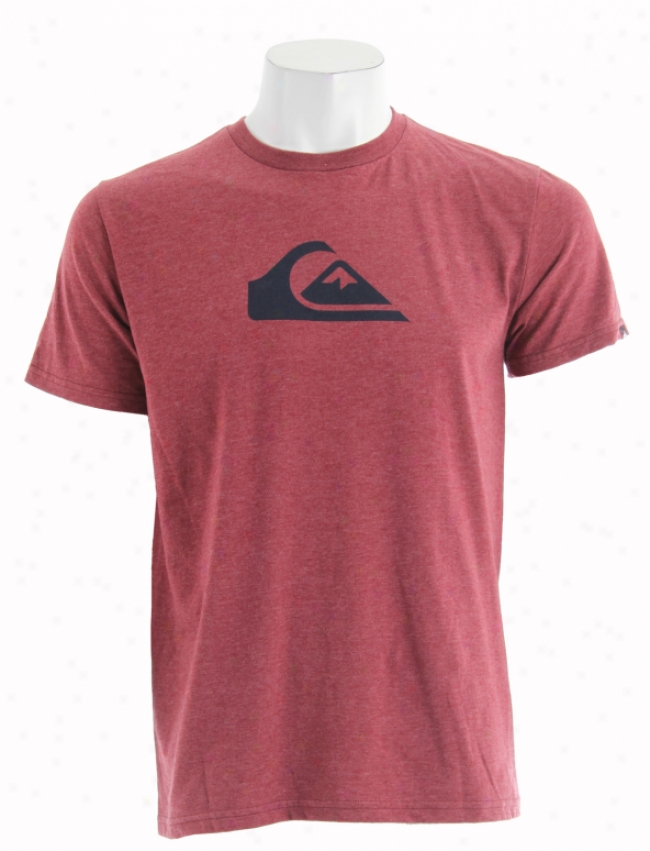 Quiksilver Mountain Wave T-shiirt Rich Red