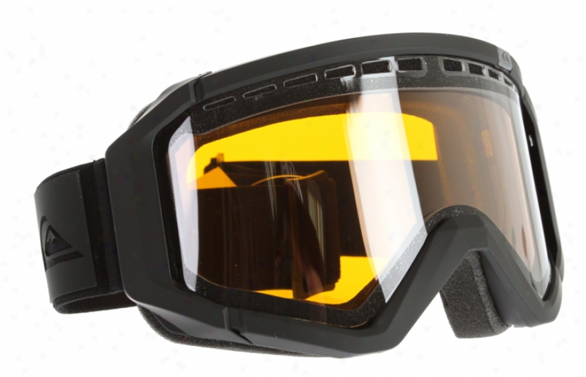 Quiksilver Q1 Snowboard Goggles Black/chrome Lens
