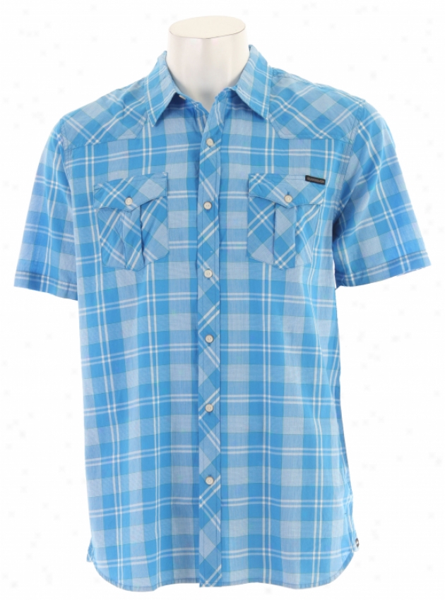 Quiksilver Rambis S/s Shirt Blue