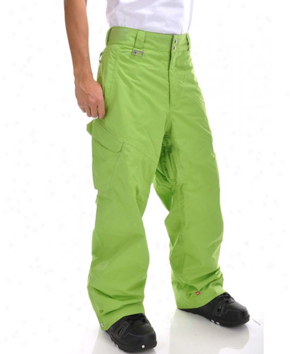 Quiksilver Scorps Snowboard Pants Pea Green