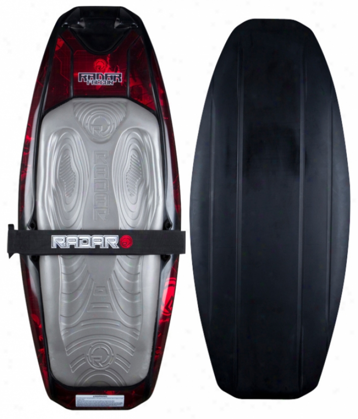 Radar Falcon Kneeboard Jetblack/rocket Red