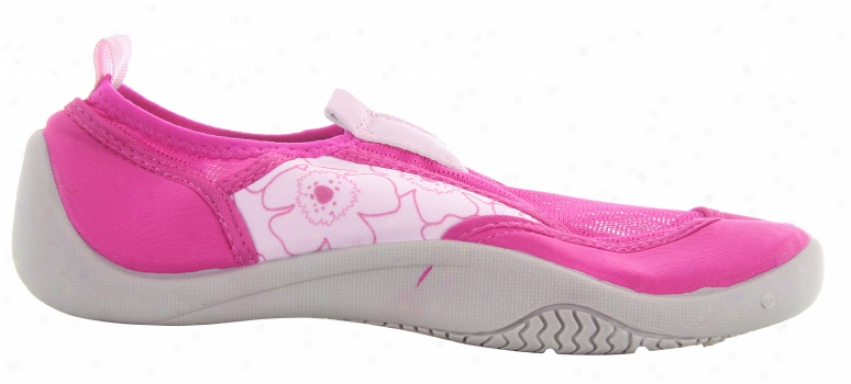 Rafters Oroando Water Shoes Pink Hibiscus