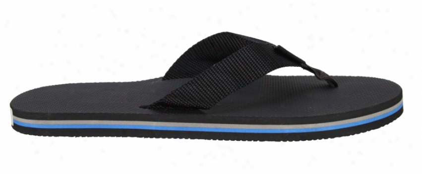 Rainbow Classic Sandals All Black Str/s Arch