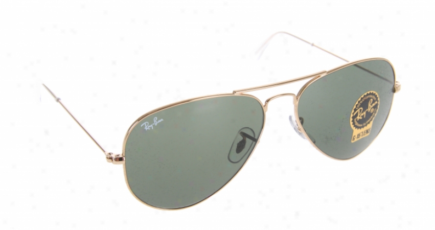 Rayban Aviator Sunglasses Arista W/ G15xlt Lens