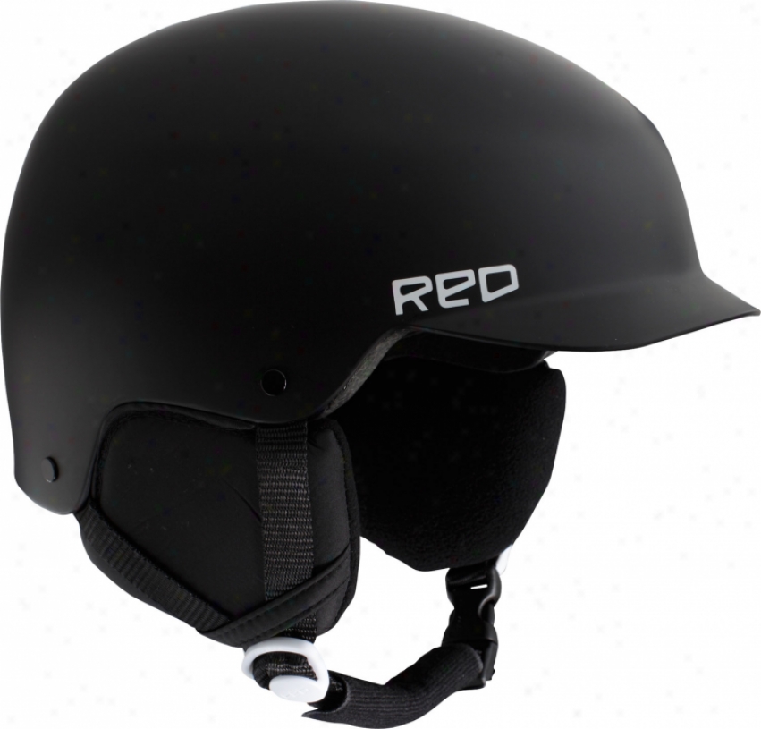 Red Defy Snowboard Helmet Black