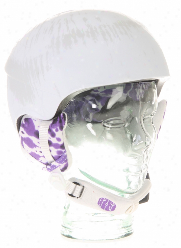 Red Hi Fi Snowboard Helmet Pure Tie Dye