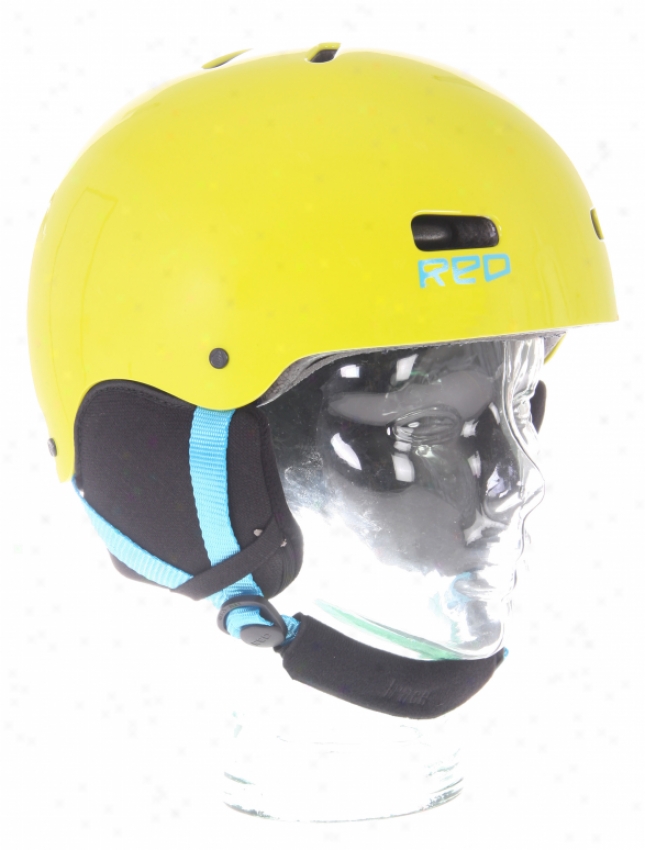 Red Trace 2 Snowboard Helmet Electric Lime