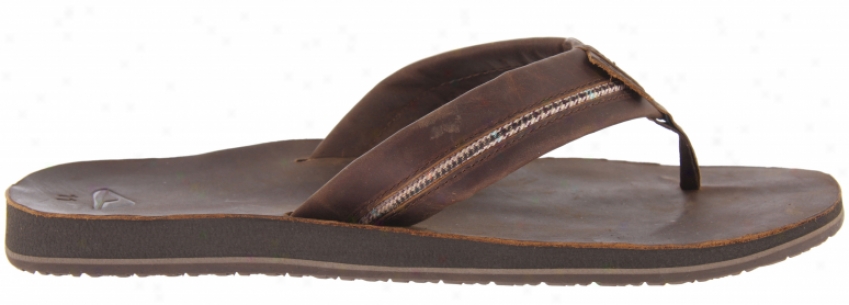 Reef Bpnzer Sandals Brown Plaid 3