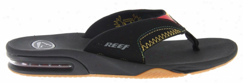 Reef Fanning Sandals Rasta 2