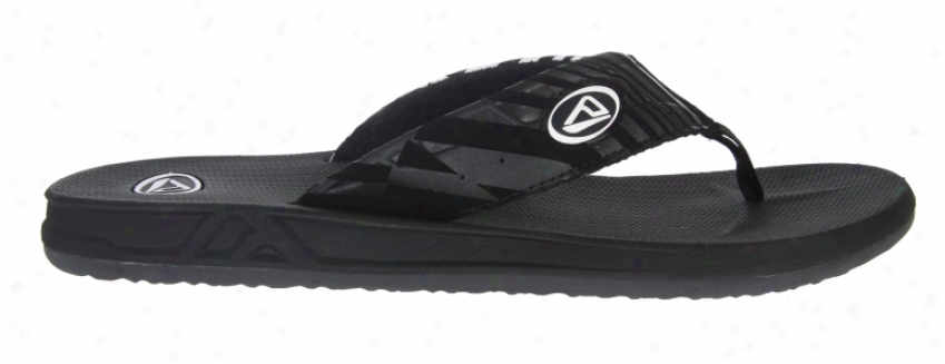 Reef Phantom Sandals Black/white