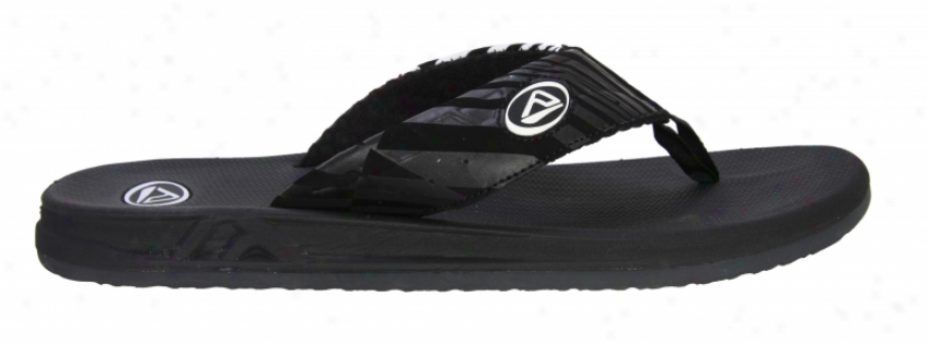 Reef Phantoms Prints Sandals Black/white