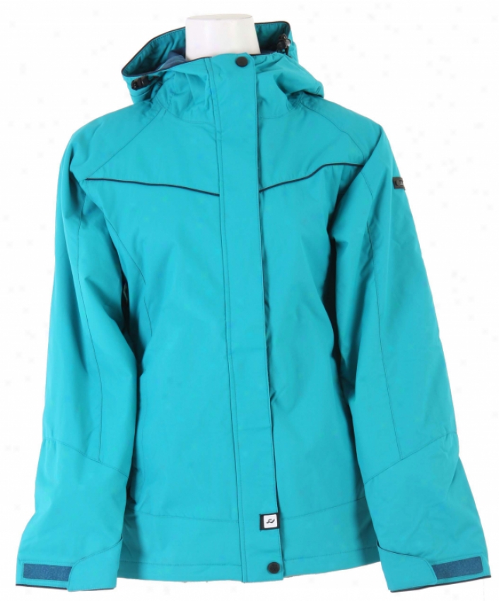 Ride Broadview Insulated Snowboard Jacket Electric Teal