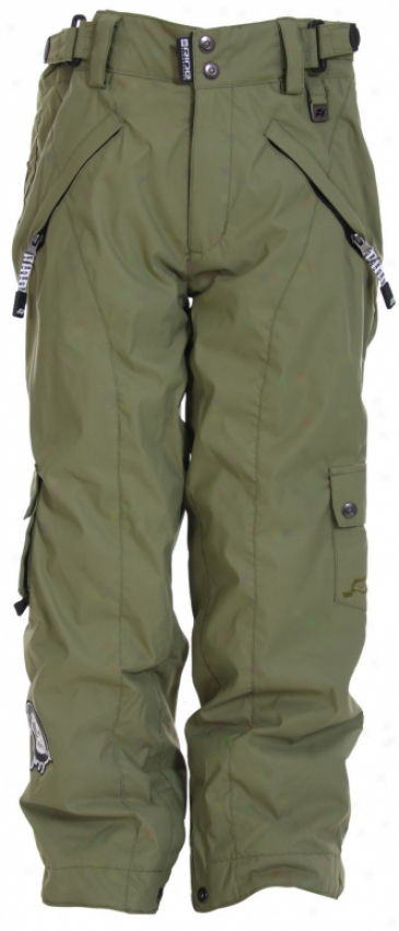 Ride Charger Vented Snow Pants Olive