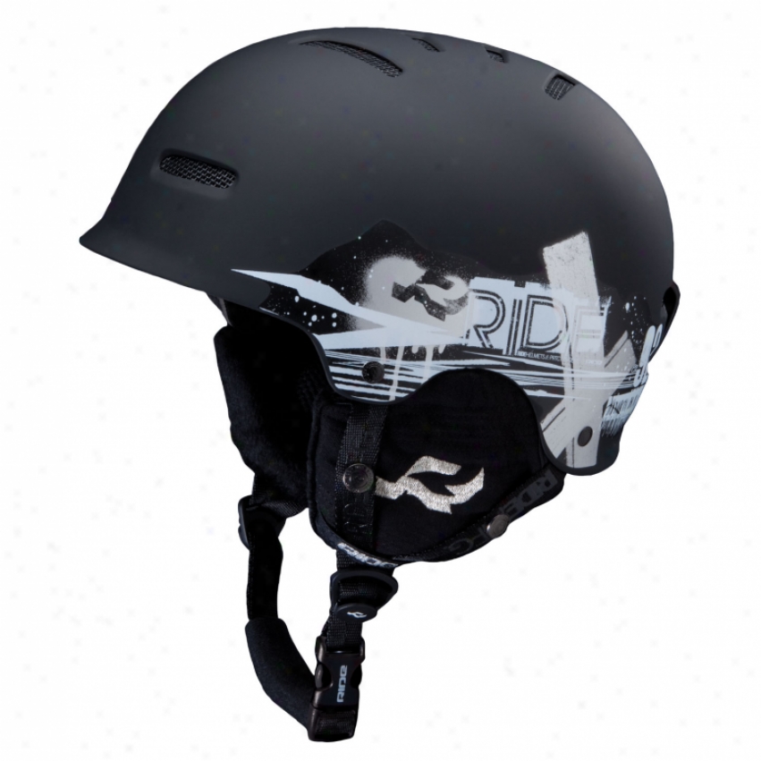 Ride Gonzo Snowboard Helmet Black