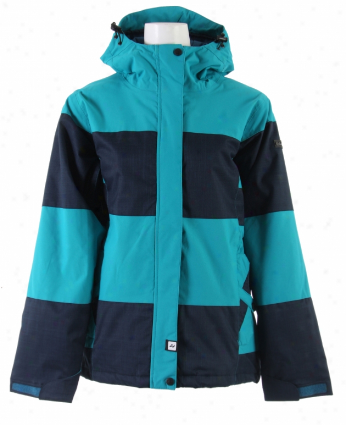 Ridr Norghgate Insulated Snowboard Jacket Electric Teal