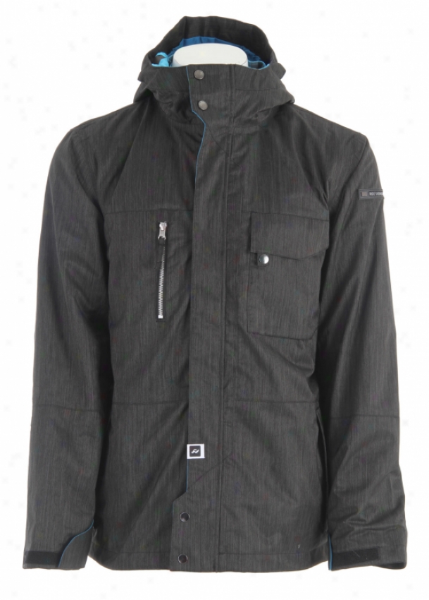 Ride Pioneer Snowboard Jacket Charcoal Denim