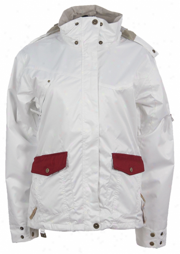 Ride Purdy Snowboard Jacket White