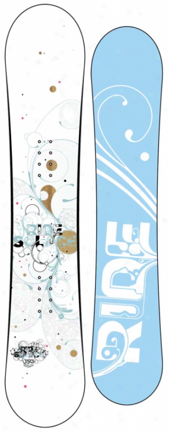 Ride Solace Snowboard White/blue 150