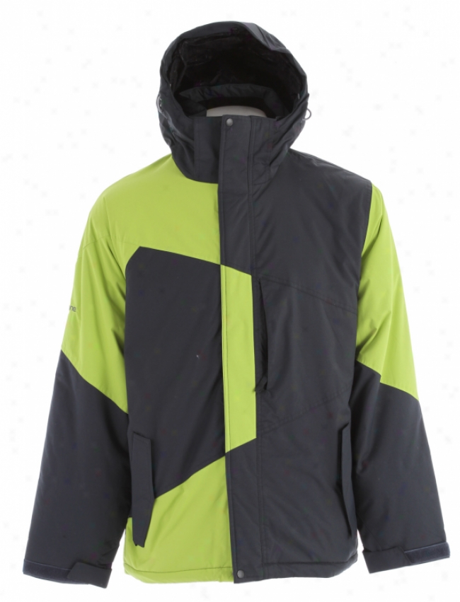 Ripzone Baracuda Snowboard Jacket Carbon/lime