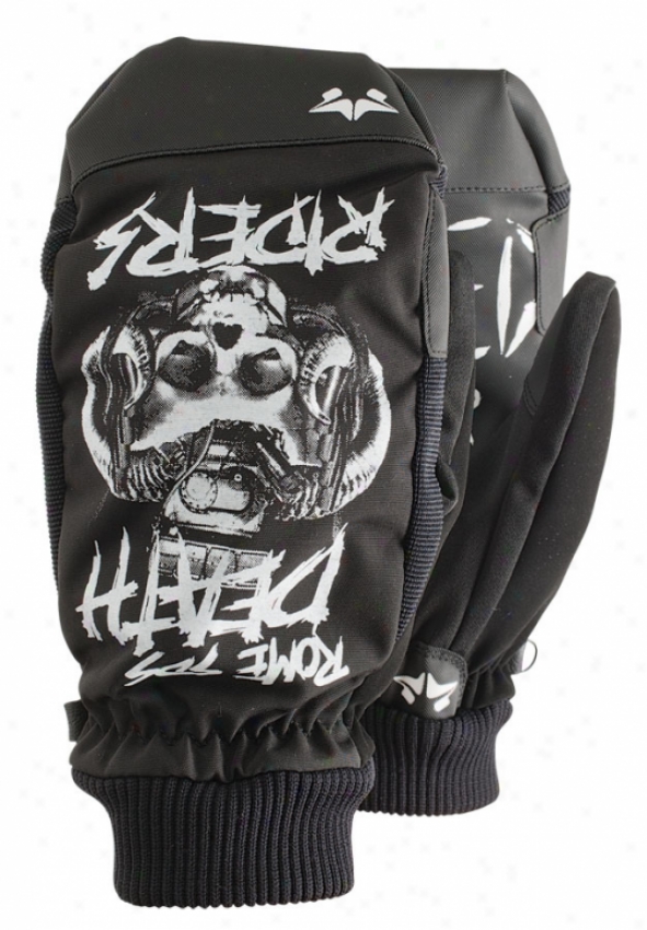 Rome Death Rider Snowboard Mitts Black