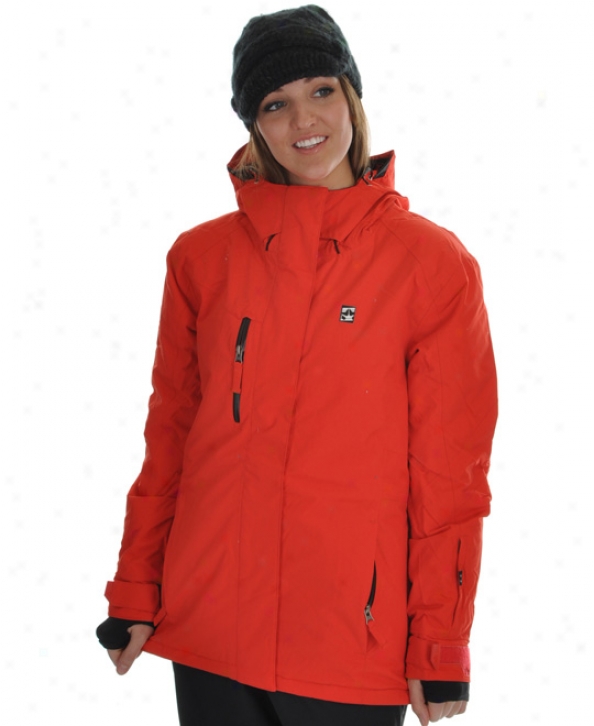 Rome Lkveland Snowboard Jacket Red