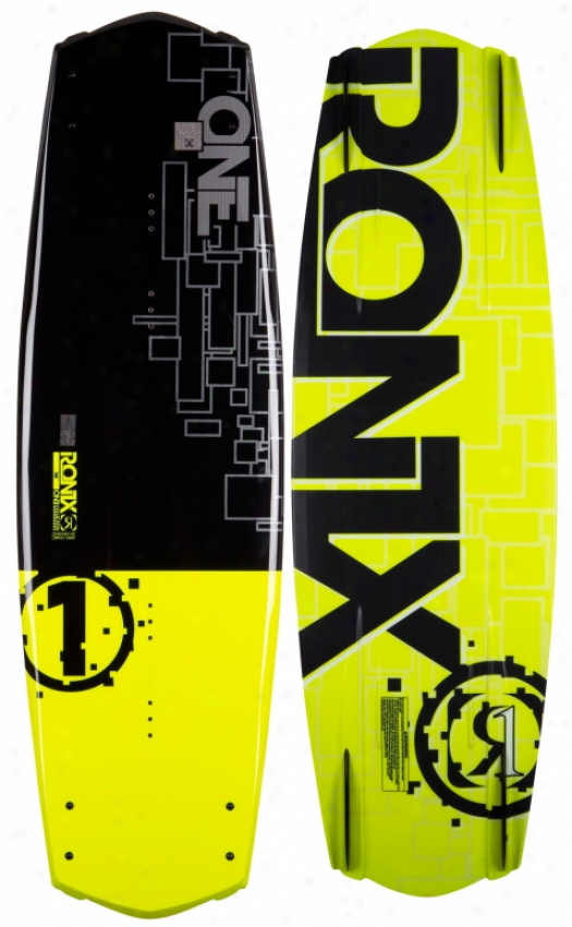 Ronix One Atr Edition Wakeboard Black/gp Yellow 134