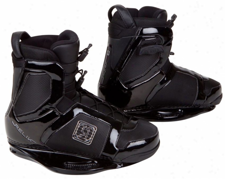 Ronix Relik Wakeboard Boots Black/chrome Intuition