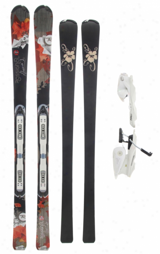 Rossignol Attraxion Iii Echo Wtpi2 Skis W/ Saphir 110l Bindings