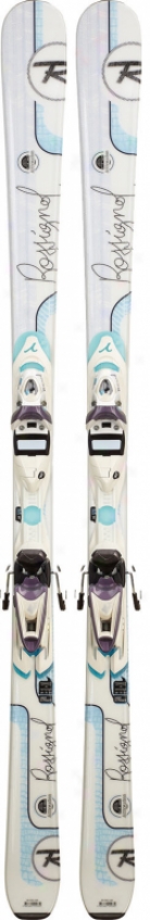 oRssignol Atraxion Limited Wtpi2 Skis W/ Saphir 90 L Bindings White/purple