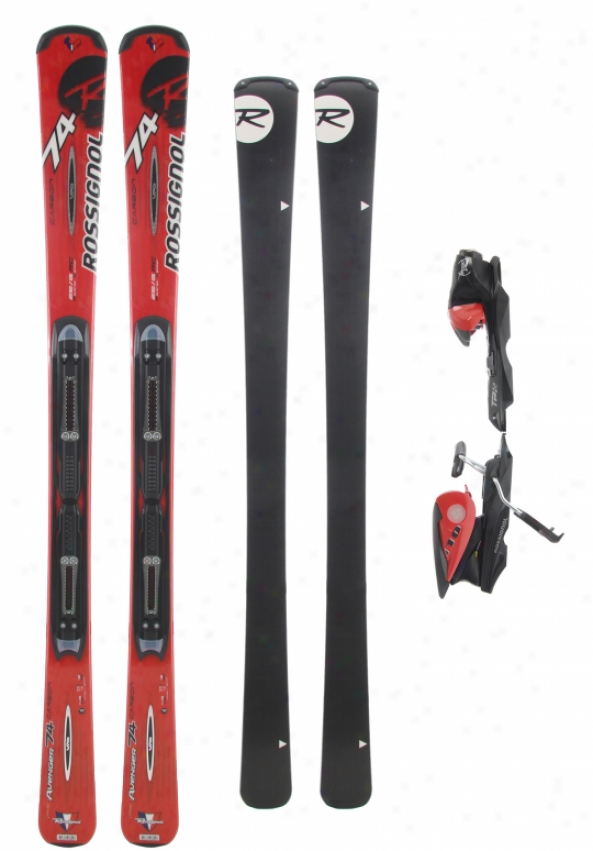 Rossignol Avenger 74 Carbon Tpi2 Skis W/ Axium 110s Bindings