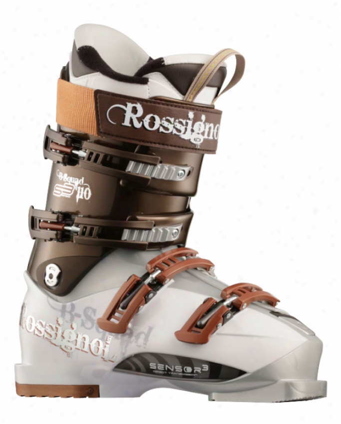 Rossignol B-squad Sensor 90 Ski Boots White/brown