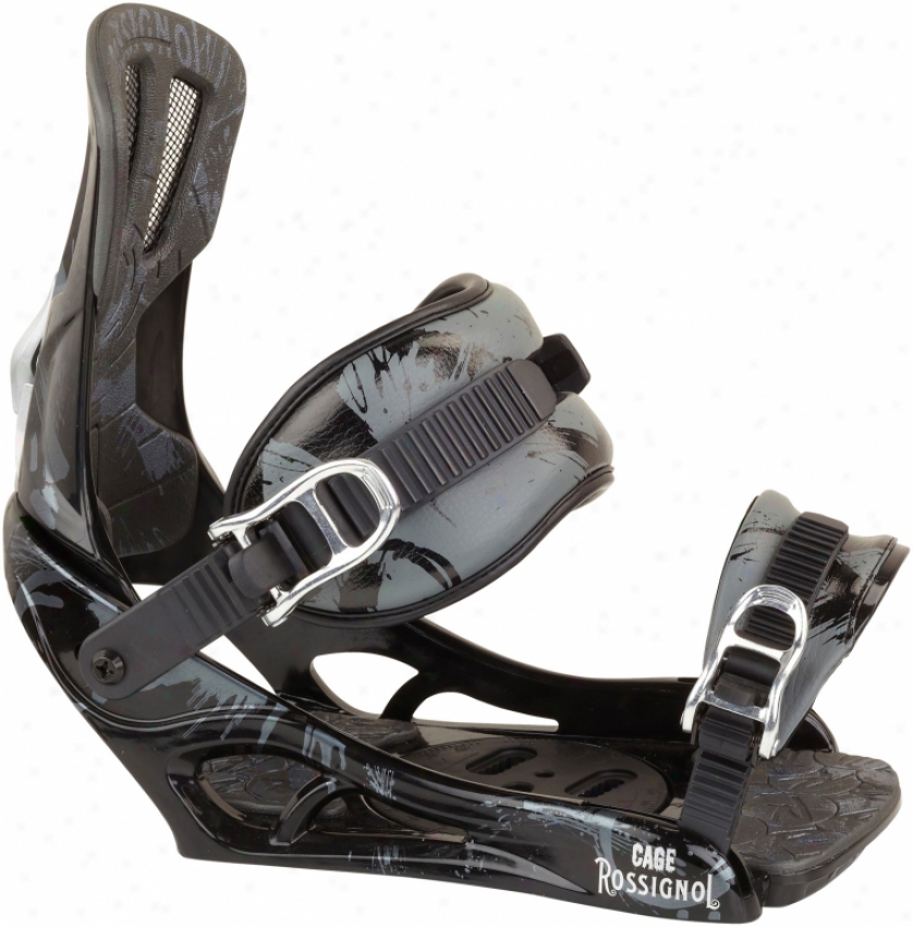 Rossignol Cage V1 Snowboard Bindings Black