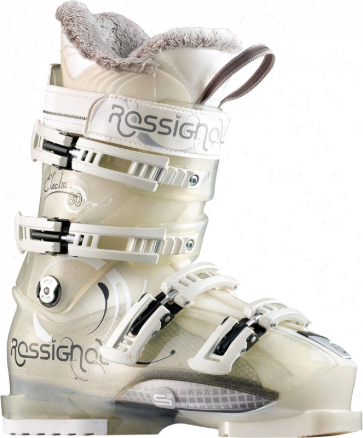 Rossignol Electra Sensor3 80 Ski Boots White Transparent