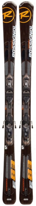 Rossignol Experience 83 Tpx Skis W/ Axium 120 Bindings Dark Grey Brush