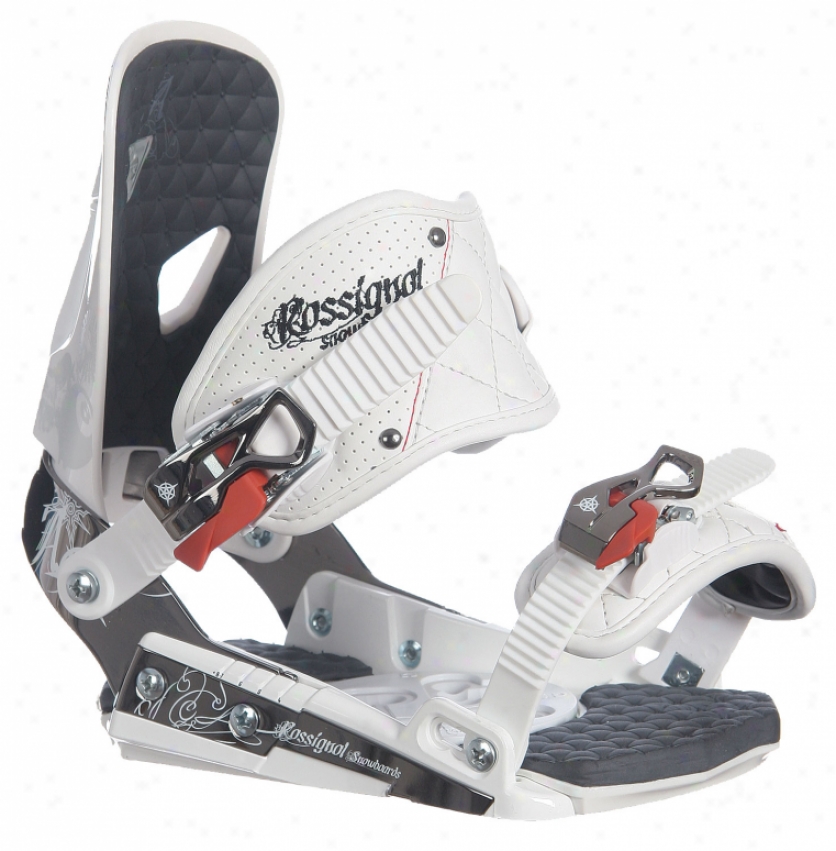 Rossignol Hc Amber Snowboard Bindings White/black