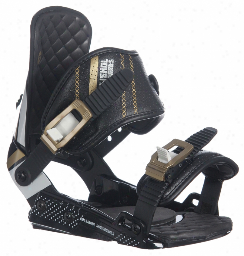 Rossignol Hc1000 Snowboard Bindings Black/gold