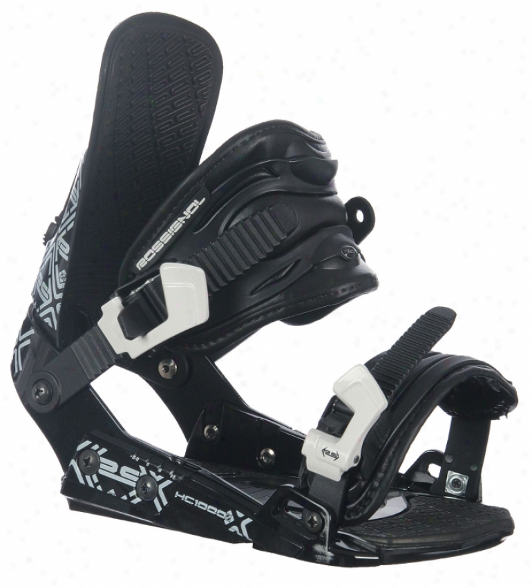Rossignol Hc1000 Snowboard Bindings Black/white