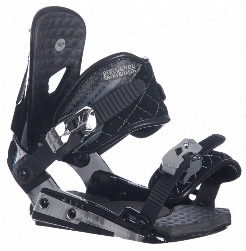 Rossignol Hc2000 Snowboard Bindings Black/silver