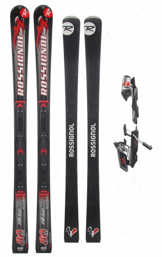 Rossignol Strato 80 Ltd Ti Tpi2 Skis W/ Axial 140s Bindings