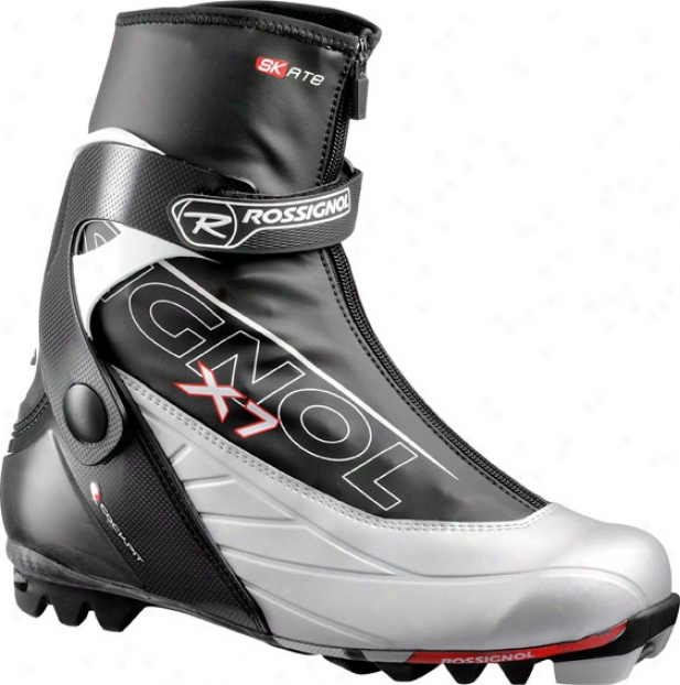 Rossignol X7 Skate Cross Rude Ski Boots Black/silver
