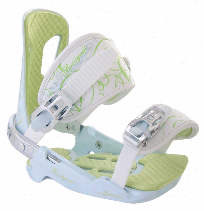 Rossignol Zena Snowboard Bindings White/light Blue