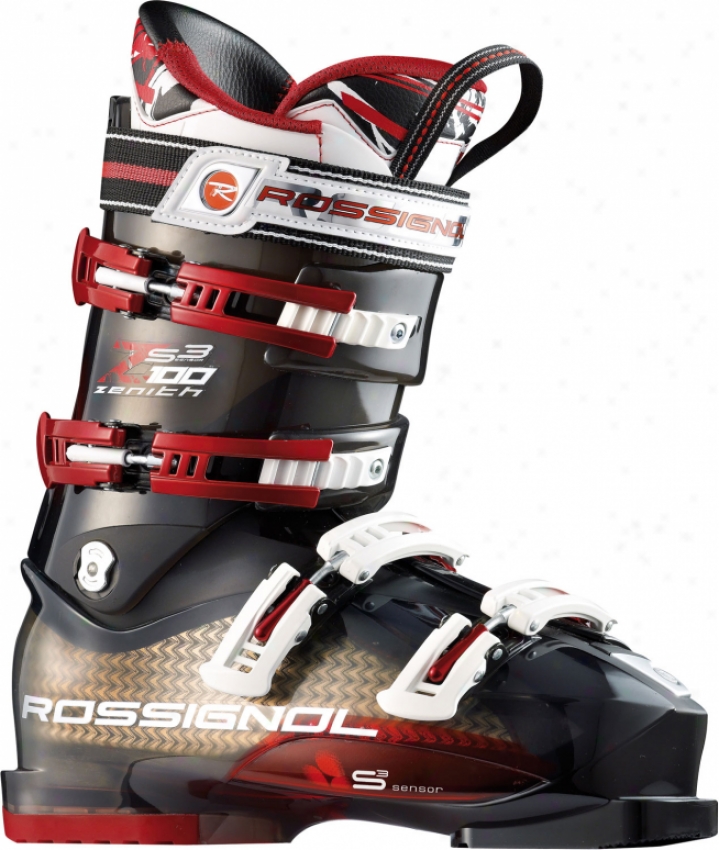 Rossignol Zenith Sensor3 100 Ski Boots Black Transpa5ent