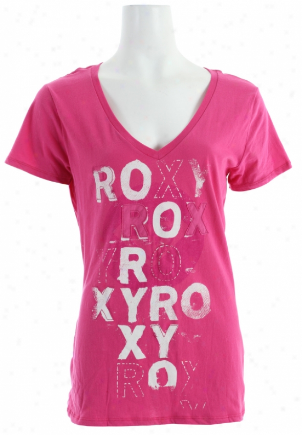 Roxy Excel Repeat T-shirt Powwow Pink