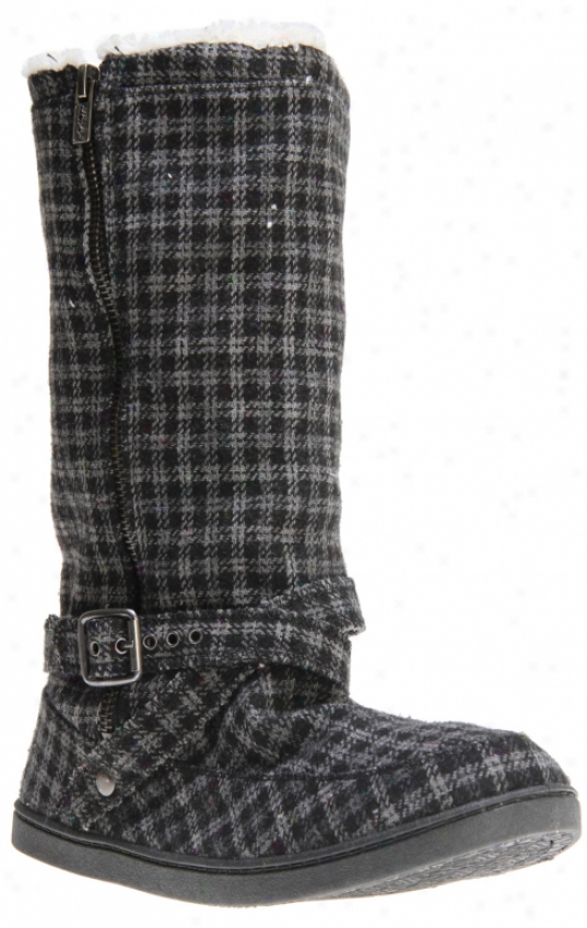 Roxy Hickory Wool Casual Boots Black