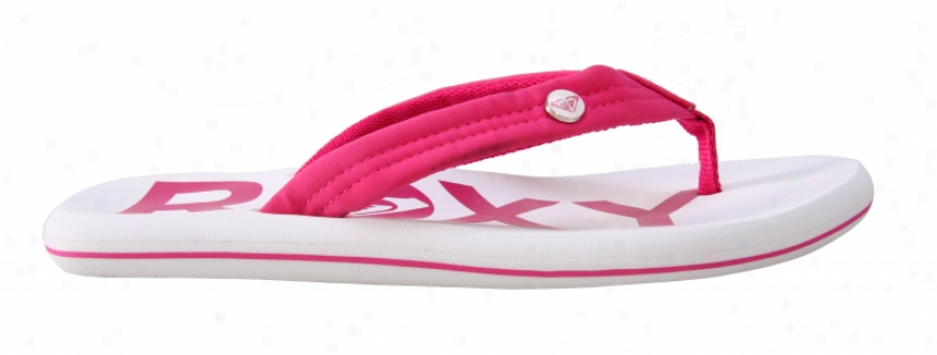 Roxy Speedy Sandals White/pink