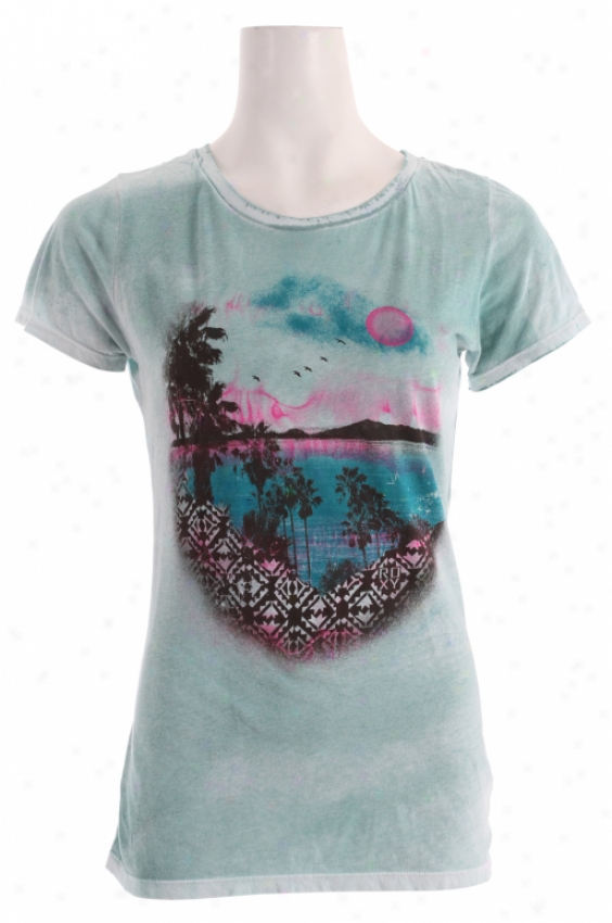 Roxy The Oasis T-shirt Turquoise