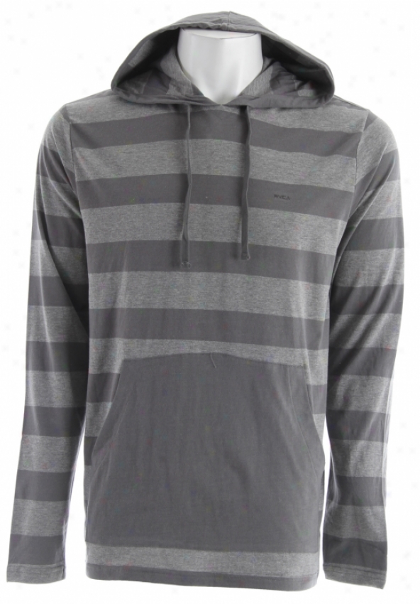 Rvca All In Hoody Shirt Industrial Gray