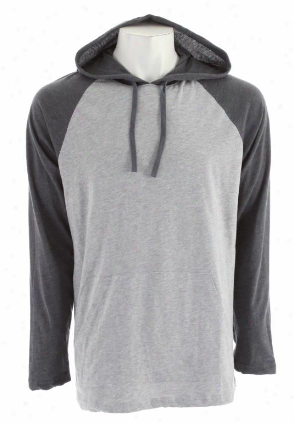 Rvca Castro Hoodie Athlettic Heather/slate Heather