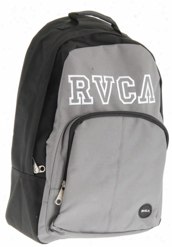 Rvca College Drop Out Pak Backpack Black/industrrial Gray